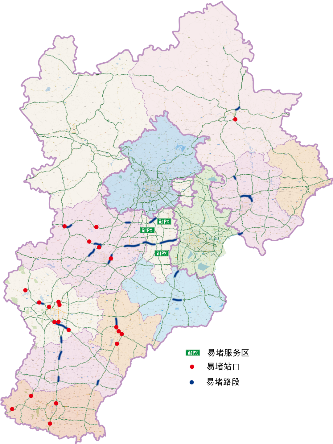 _出行提示_ 元旦假期河北高速交通流量預(yù)測(cè) 
