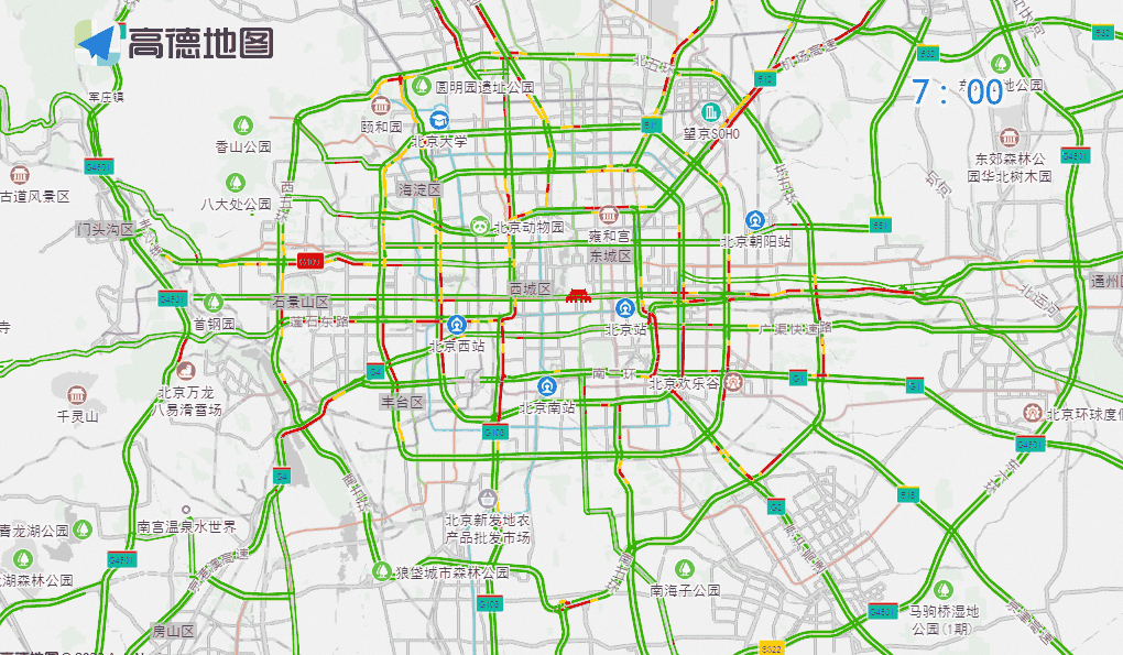 工作日早晚高峰交通壓力_出行提示_周末大型活動(dòng)交通預(yù)測(cè)