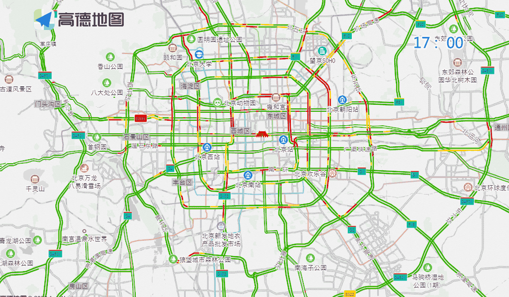 北京市交通預(yù)測預(yù)報_出行提示_周末交通壓力增加
