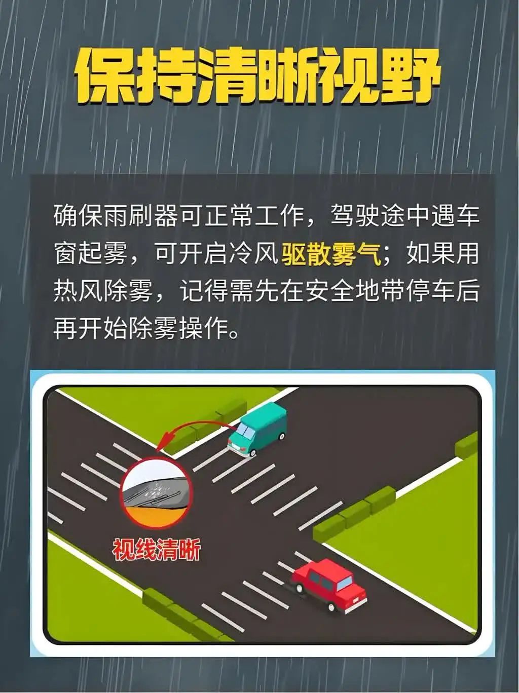 雨天駕駛注意事項_雨季行車安全指南_出行提示