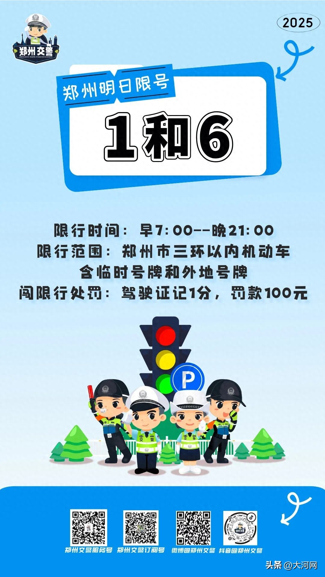 限行_鄭州寒潮大風(fēng)降溫天氣路況_鄭州市限行尾號(hào)1和6處罰