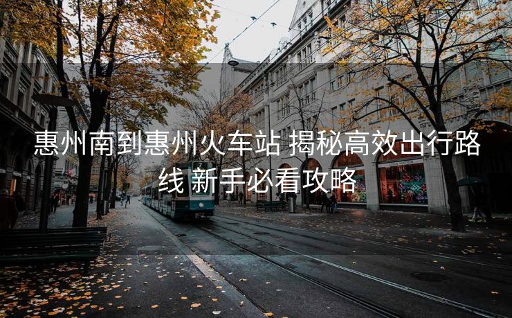 惠州南到惠州火車(chē)站 揭秘高效出行路線 新手必看攻略