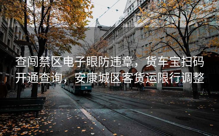 查闖禁區(qū)電子眼防違章，貨車寶掃碼開(kāi)通查詢，安康城區(qū)客貨運(yùn)限行調(diào)整
